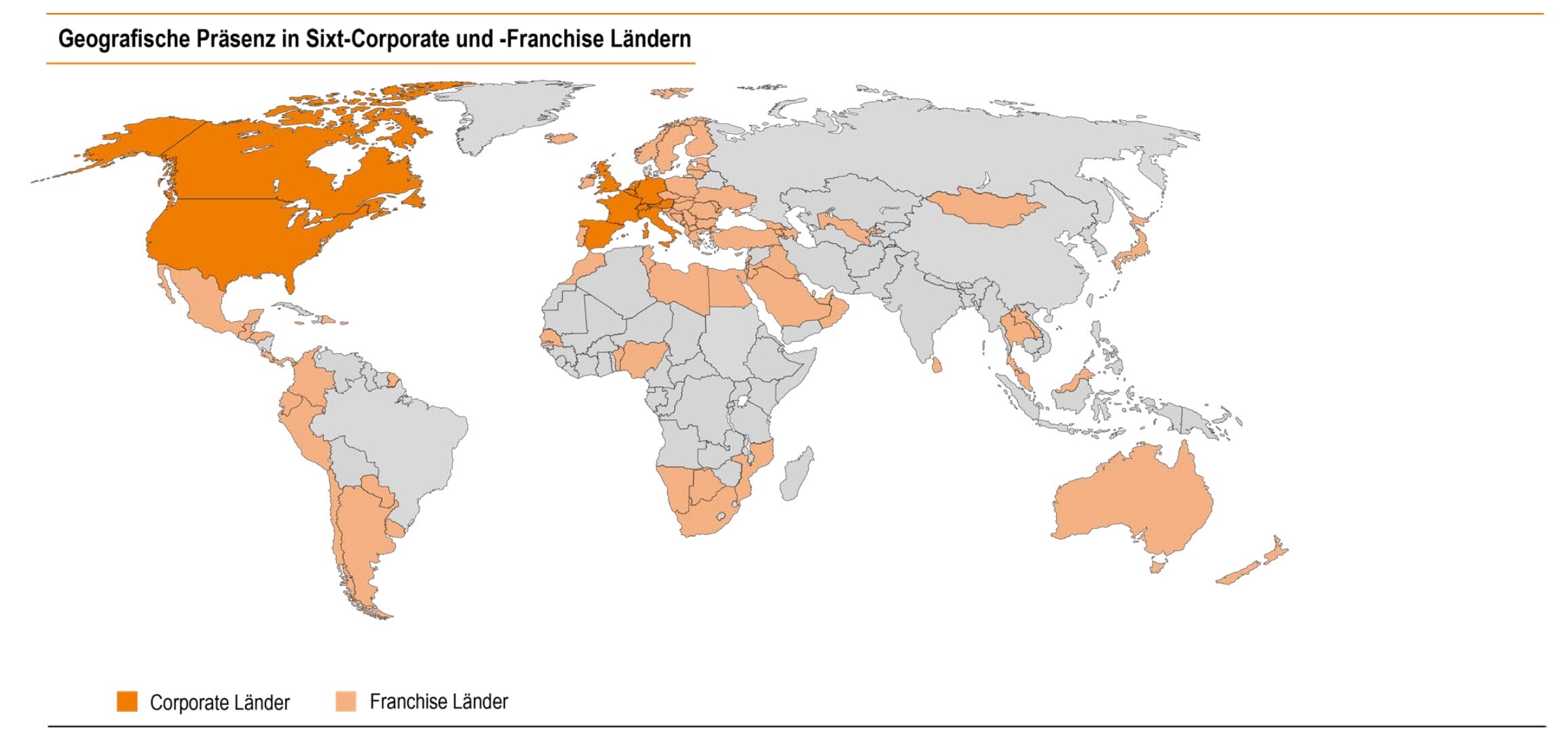 Sixt Aktie geografische Präsenz