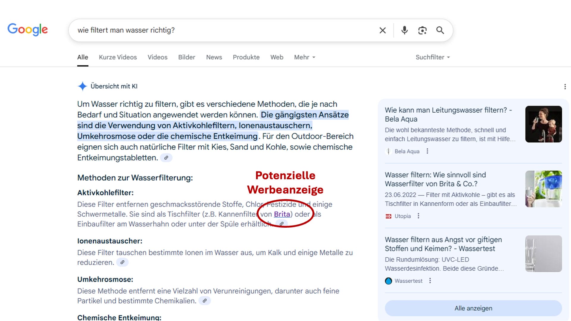 Alphabet Aktie: KI wird in die Suche integriert