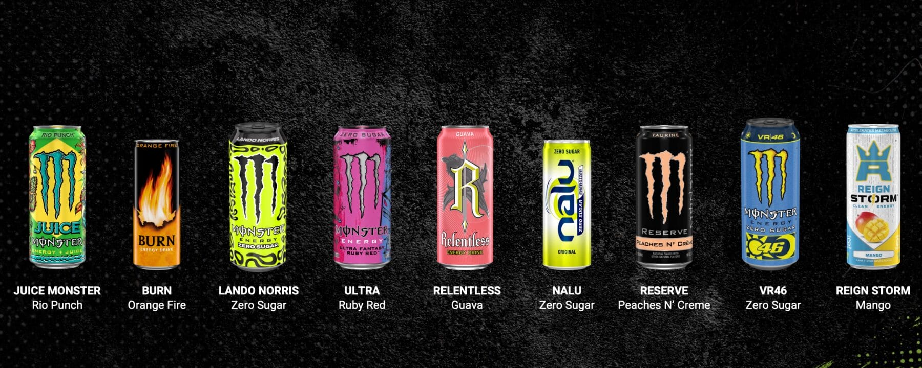 Monster Beverage Aktie: Sortenvielfalt