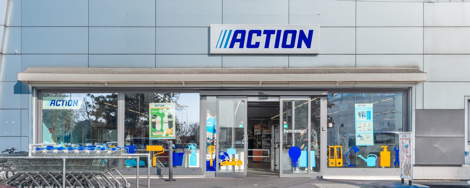 Ladengeschäft der Action Discounter Aktie