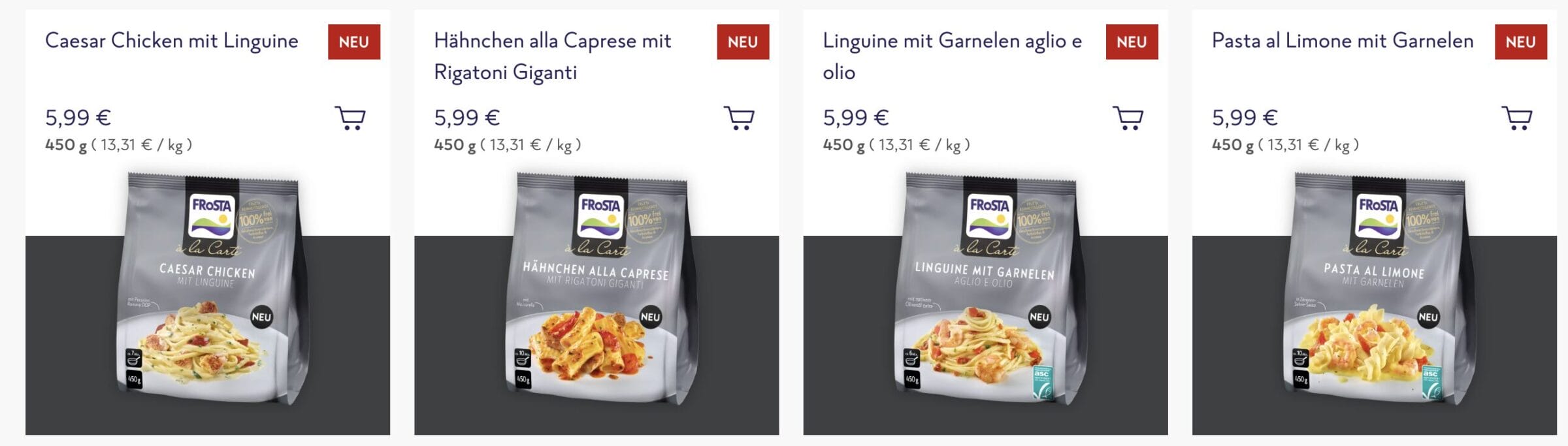 FRoSTA: Launch der neuen à la Carte-Produktlinie