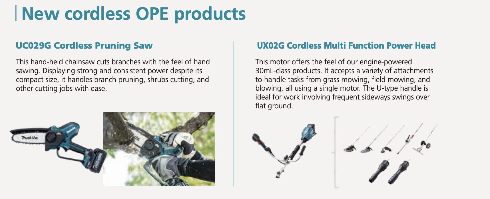 Makita Aktie: Neue Produkte